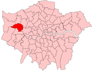 Ealing North 2023 Constituency.svg