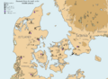 Ecclesiastical map of Denmark (900-1100)