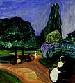 Edvard Munch - Summer Night in Studenterlunden (1899)