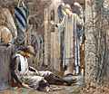 Edward Coley Burne-Jones - The Earthly Paradise (Sir Lancelot at the Chapel of the Holy Grail)