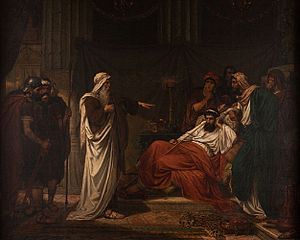 Eugène Siberdt - The Prophet Nathan rebukes King David