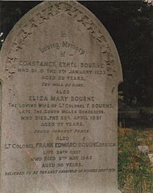 Frank Bourne Grave