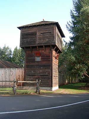 Ft Nisqually blockhouse