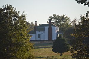 Glenview farmhouse from the north