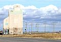 Grain elevator on the Fort Hall Indian Reservation in southeastern Idaho