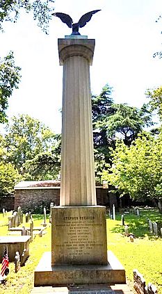 Gravemarker of Stephen Decatur