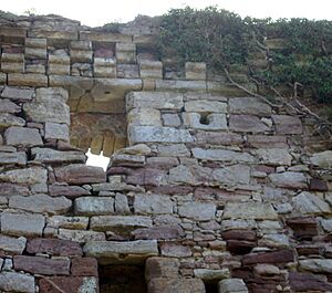 Gun Port at Fairlie Castle