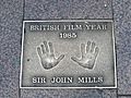 Hand prints in Leicester Square, London - Sir John Mills (4039259589)