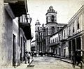 Havana Cathedral view from side street. ca. 1880 s