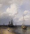 Hermann Herzog - Dutch coastal scene.jpg