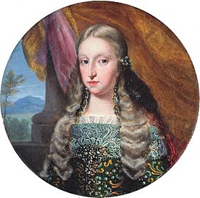 Jan van Kessel (II) - Portrait of Maria Anna of Neuburg
