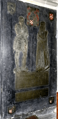JohnWyndham Died1572 and FlorenceWadham WatchetChurch Somerset