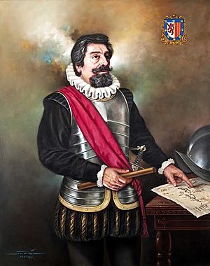 Juan Ponce de León. Retrato al óleo