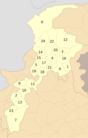 Khyber Pakhtunkhwa Districts