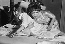 Linda Blair and Ellen Burstyn in The Exorcist