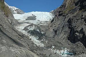 Lower part of Franz Josef Glacier