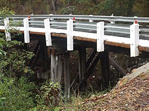 Lower wooden bridge, Springbrook Road, Springbrook, Queensland