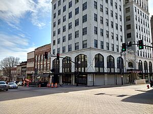 Masonic Temple and other buildings in the Downtown Danville Historic District