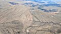Minor drainage divide south of Buckeye Arizona aerial