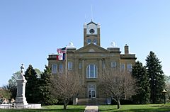The courthouse in Albia is on the NRHP