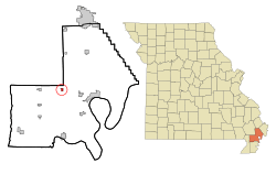 Location of Catron, Missouri