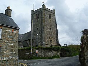 Newport, Pembrokeshire, St Mary's Church tower (Tony Holkham)