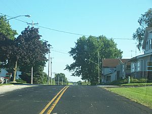 Looking south in Newton