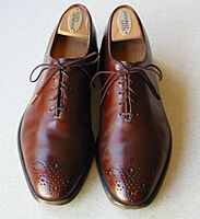 Pair of plain toe oxfords from Allen Edmonds shoe company