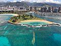 Part of Oahu as seen from a helicopter