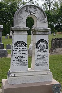 Peter Cartwright tombstone