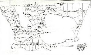 Pettequamscutt Purchase map 1724