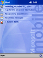 Pocket PC 2002 Screenshot
