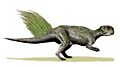Psittacosaurus mongoliensis whole BW