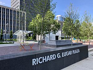 Richard G. Lugar Plaza and City-County Building