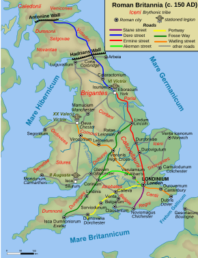 Map of Roman Britain