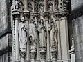 Saint John the Divine Cathedral (figures of saints carved into columns, exterior, 1)