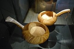 Sami milking bowls - Arctic Museum