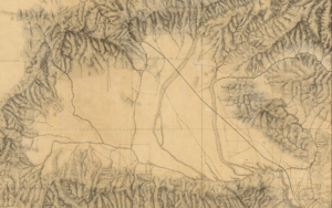 San Fernando Valley all Hall Map 1880