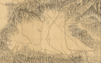 San Fernando Valley all Hall Map 1880