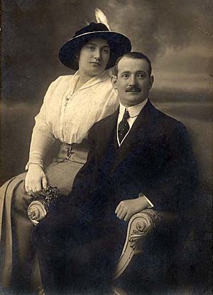 Sarah Aaronsohn and her husband