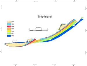 Ship Island map