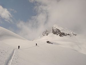Skiing azure pass