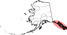 Southeast Alaska Map