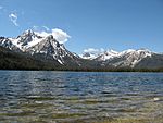 Stanley Lake and McGown Peak.