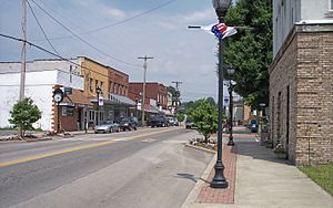 Main Street (West Virginia Route 41) in downtown Summersville in 2007