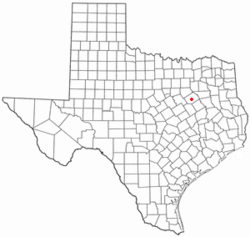 Location of Retreat, Texas
