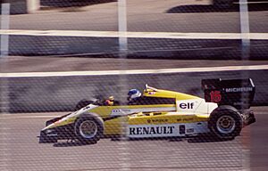 Tambay Renault RE50 1984 Dallas F1