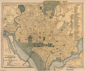 The Matthews-Northrup up-to-date map of Washington, D.C. LOC 88693353