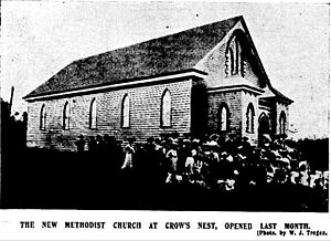 The New Methodist Church at Crow's Nest, opened last month, February 1906