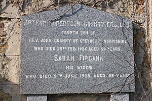 The grave of Arthur Robertson Cushny, Liberton Cemetery, Edinburgh